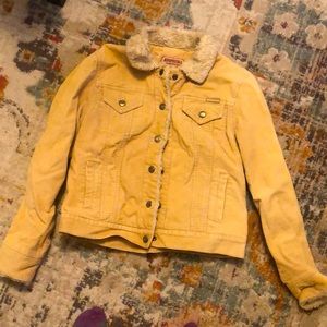 Aeropostale tan courdroy jacket size M good condition